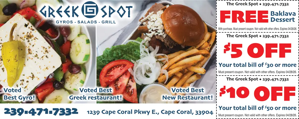 Coupons for Greek Spot