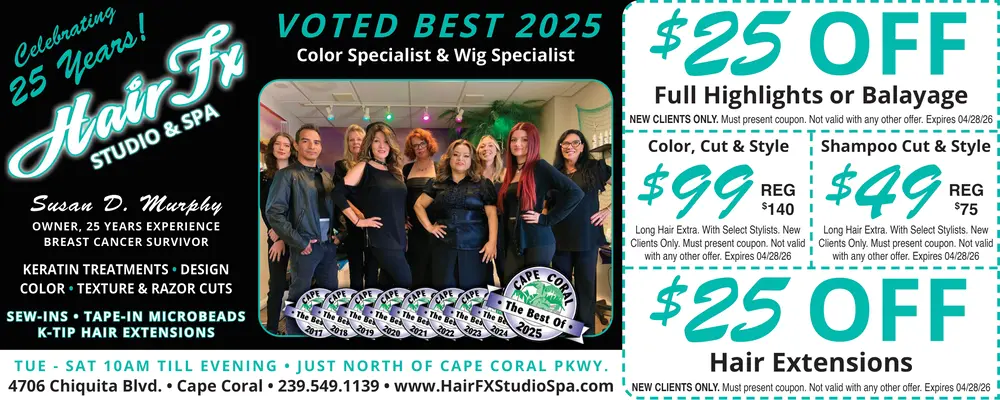 Coupons for Hair FX Studio & Spa