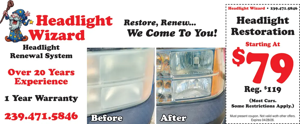 Coupons for Headlight Wizard