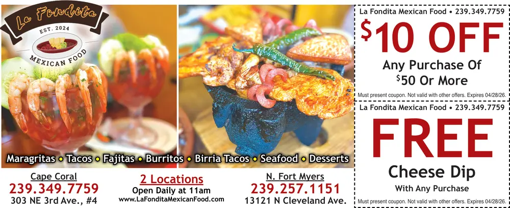 Coupons for La Fondita Mexican Food