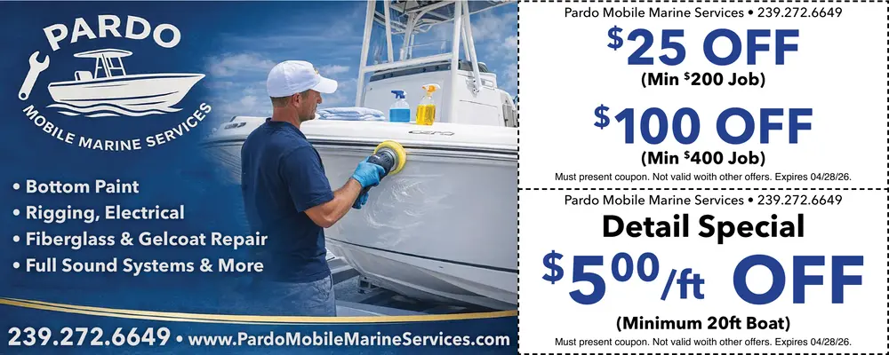 Coupons for Pardo Mobile Marine Services