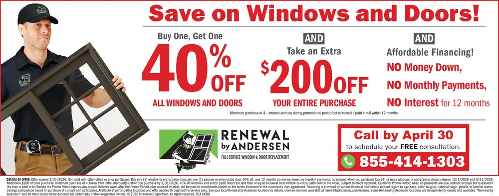 Coupons for Renewal by Andersen