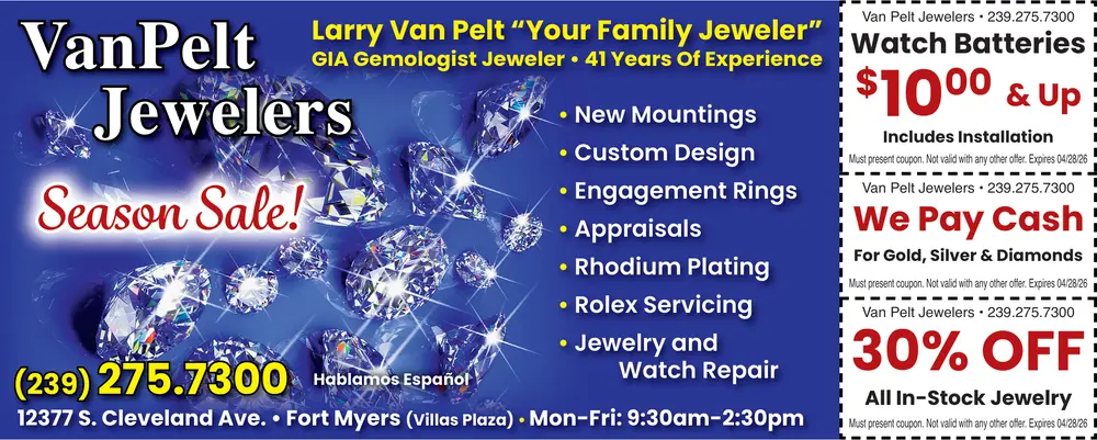Coupons for VanPelt Jewelers
