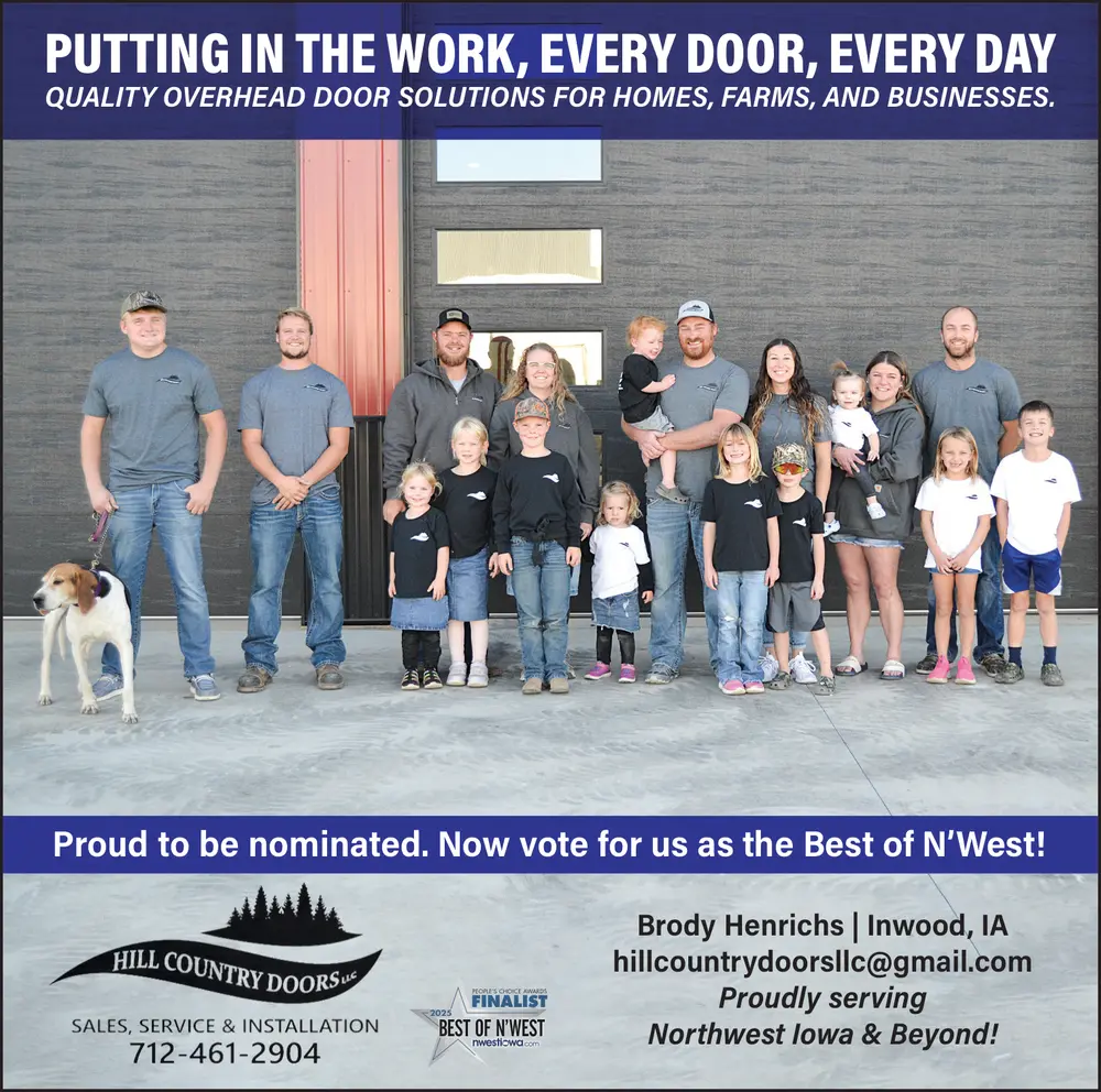 Overhead Door Solutions in Inwood, IA – Hill Country Doors LLC