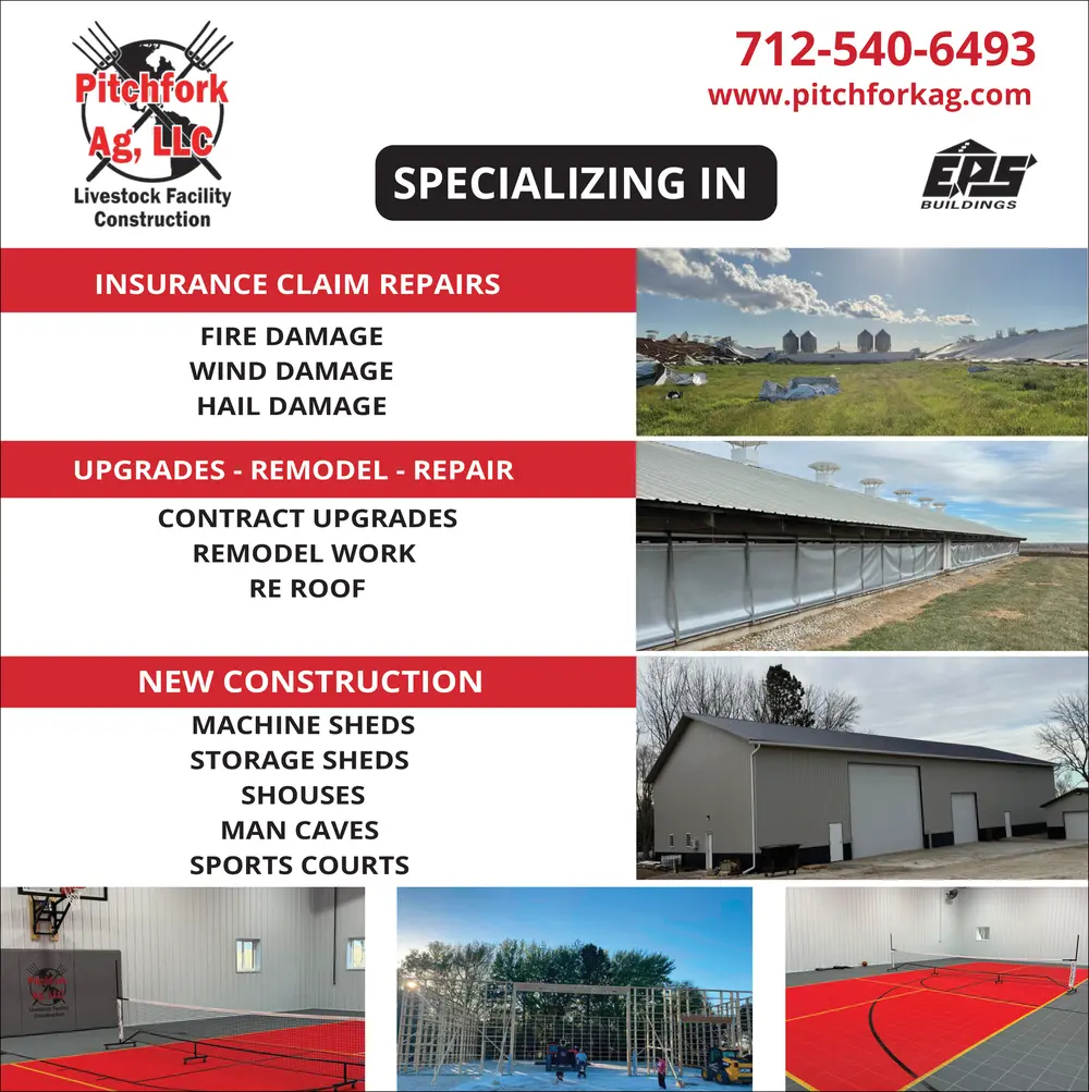 Livestock Facility Construction & Repairs in Iowa