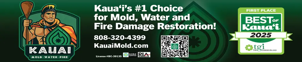 Mold, Water & Fire Damage Restoration in Kauai, HI