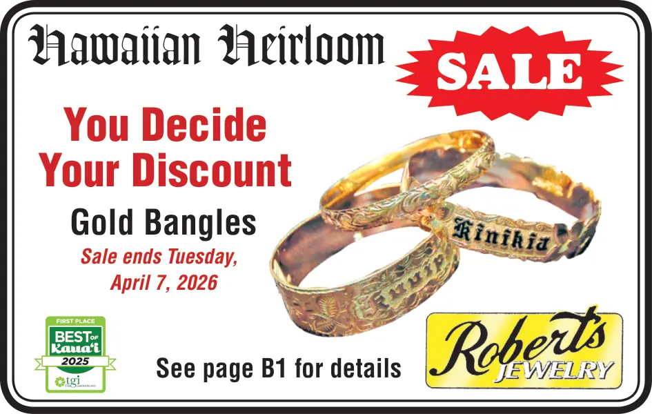 Hawaiian Heirloom Gold Bangles Sale – Kauai, HI