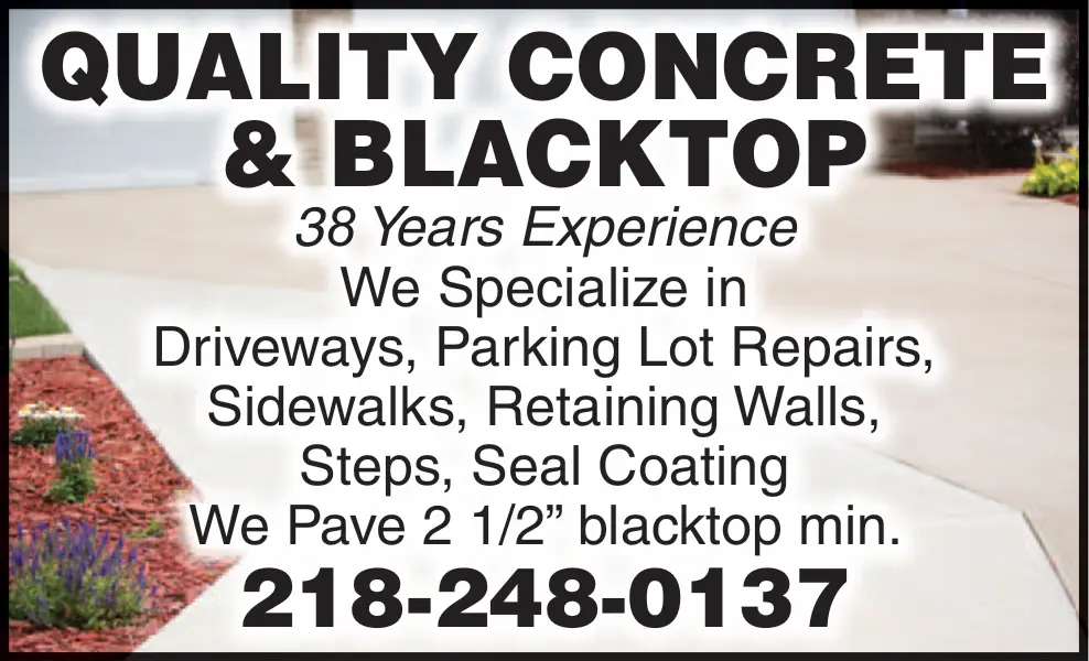 Concrete & Blacktop Paving Services in Northern Minnesota