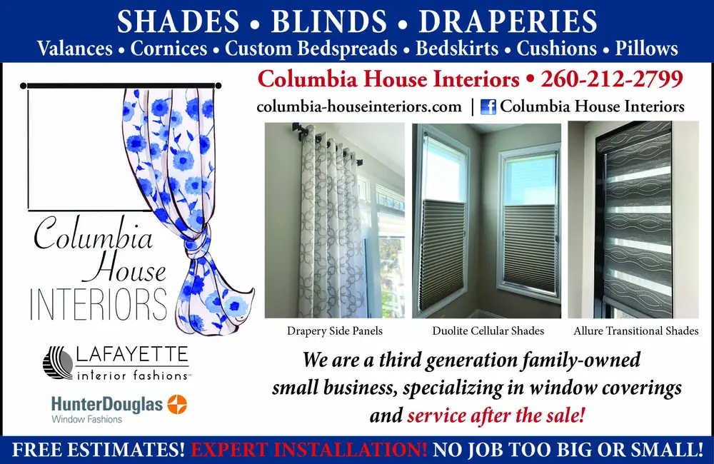 Custom Shades, Blinds & Draperies in Indiana