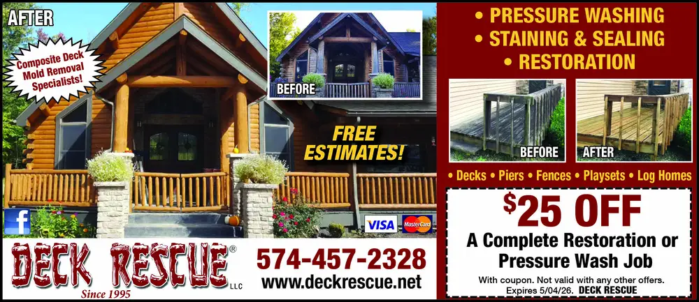 Deck Restoration & Pressure Washing in Indiana