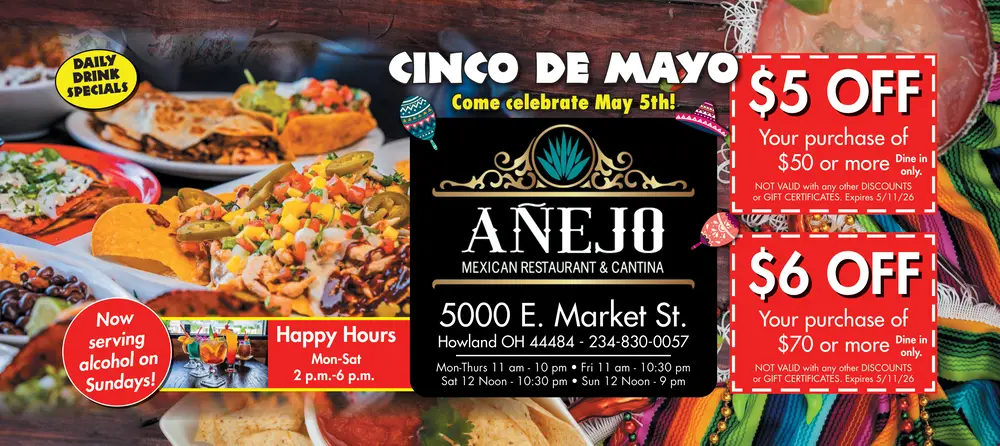 Coupons for Añejo Mexican Restaurant & Cantina