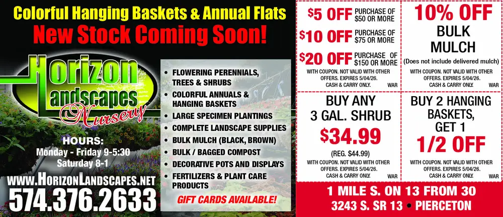 Horizon Landscapes Nursery – Pierceton, Indiana’s Trusted Garden Center