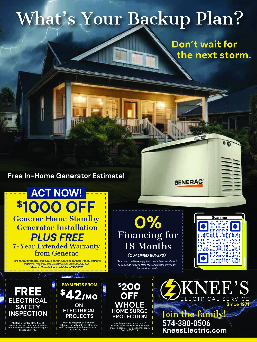 Generator & Electrical Services in Warsaw, Indiana