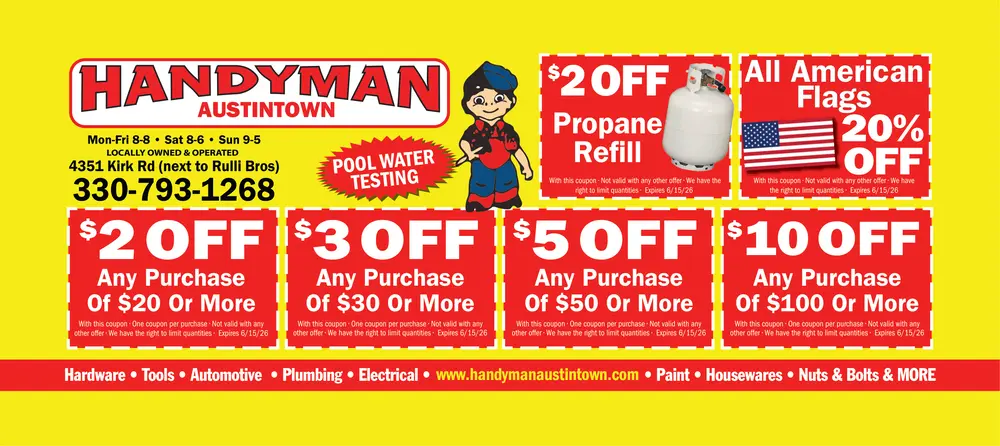 Coupons for Handyman Austintown
