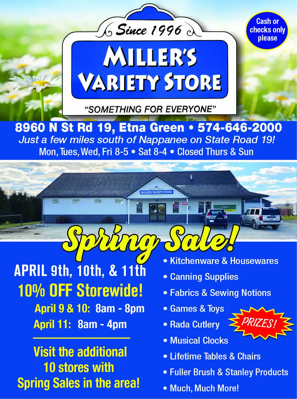 Miller's Variety Store – Etna Green, Indiana