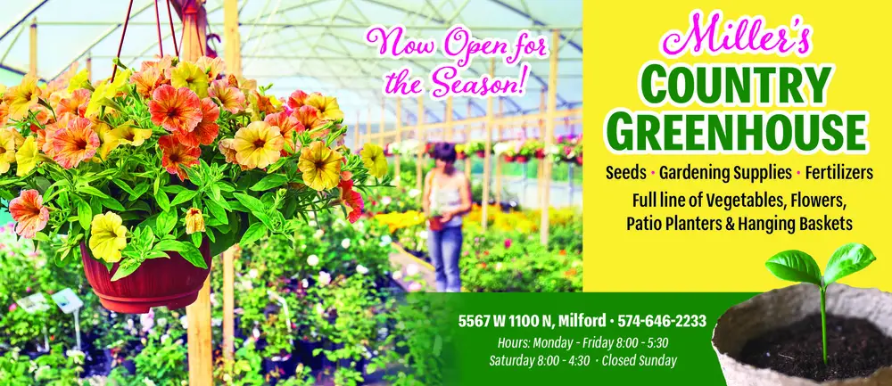 Miller's Country Greenhouse - Milford, Indiana