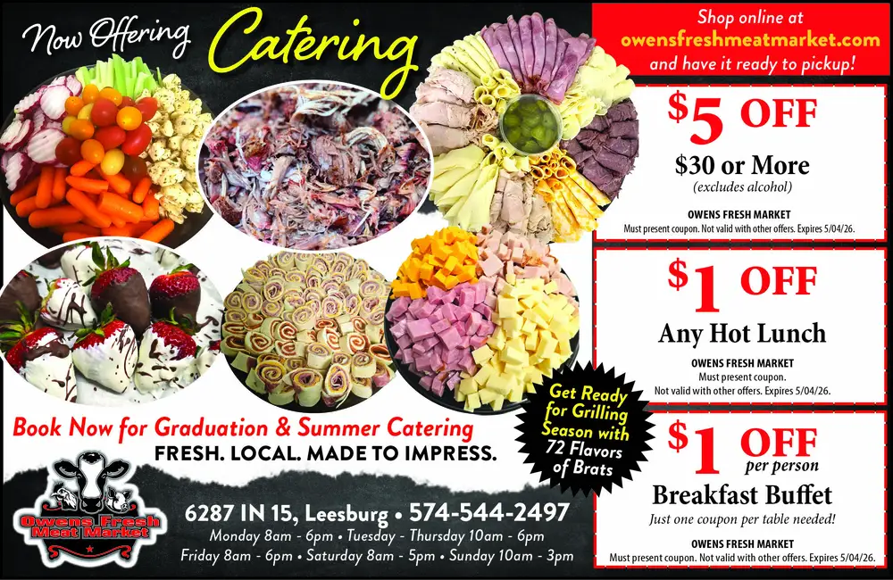 Owens Fresh Meat Market – Fresh Catering & Meats in Leesburg, Indiana