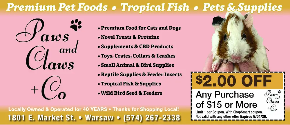 Premium Pet Food & Supplies in Warsaw, Indiana