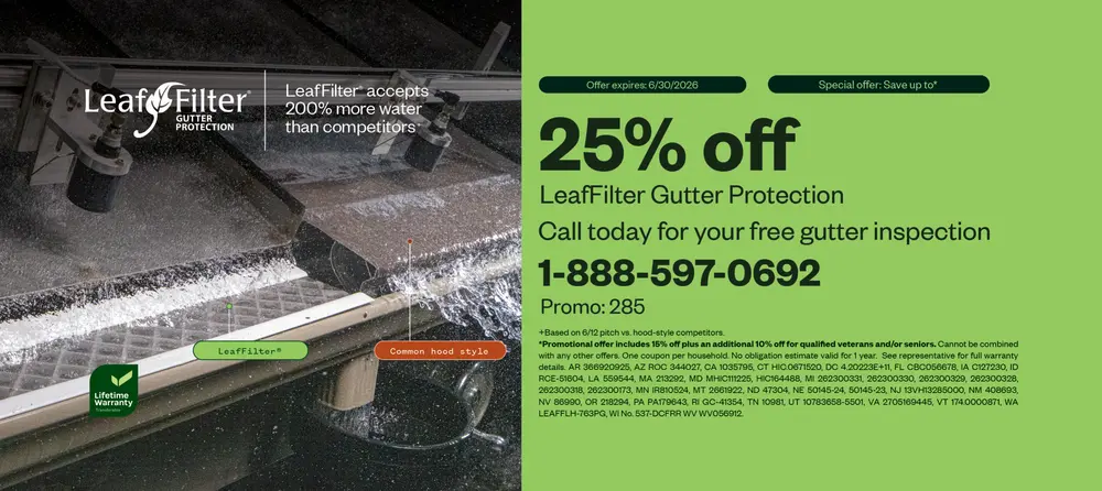Coupons for LeafFilter Gutter Protection