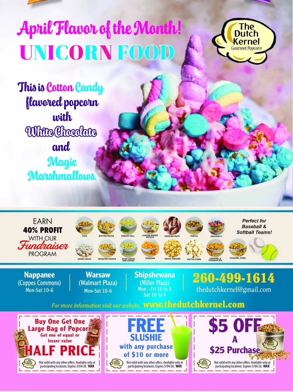 Gourmet Popcorn Shop in Nappanee, Indiana