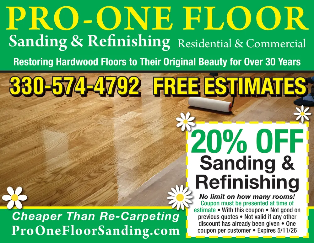 Coupons for PRO-ONE FLOOR Sanding & Refinishing