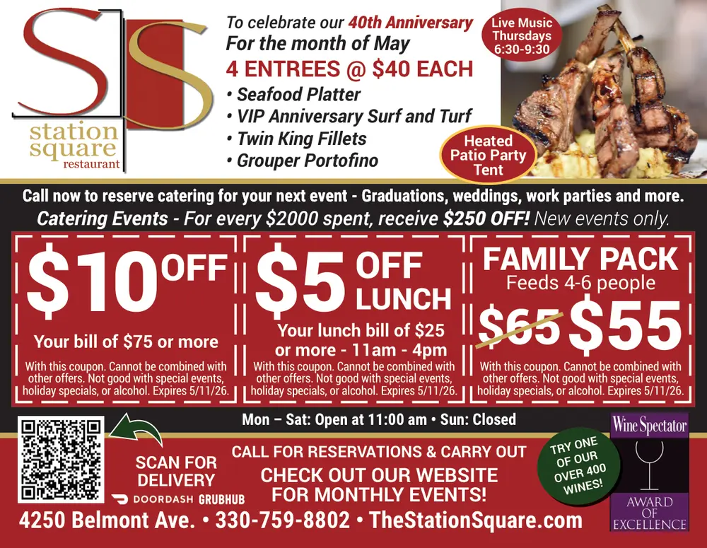 Coupons for Station Square Restaurant