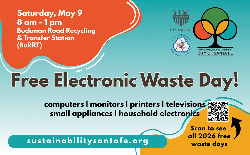 Free Electronic Waste Day! May 9 8am -1pm