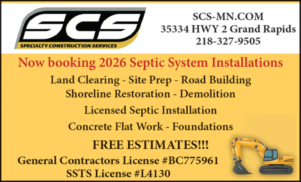 Septic System Installation & Site Preparation in Grand Rapids, MN