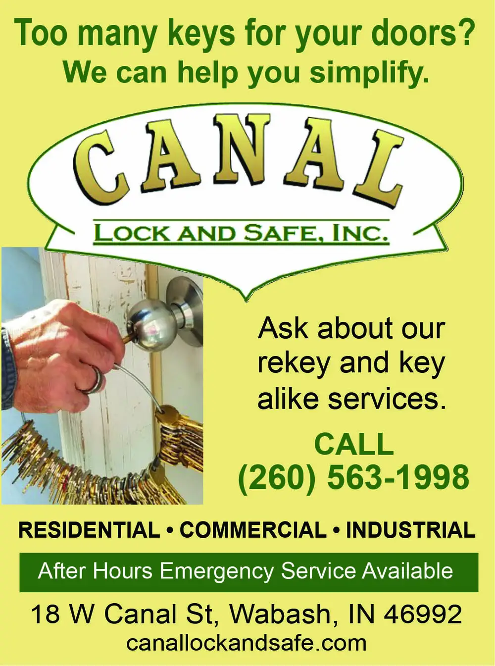 Professional Locksmith Services in Wabash, IN