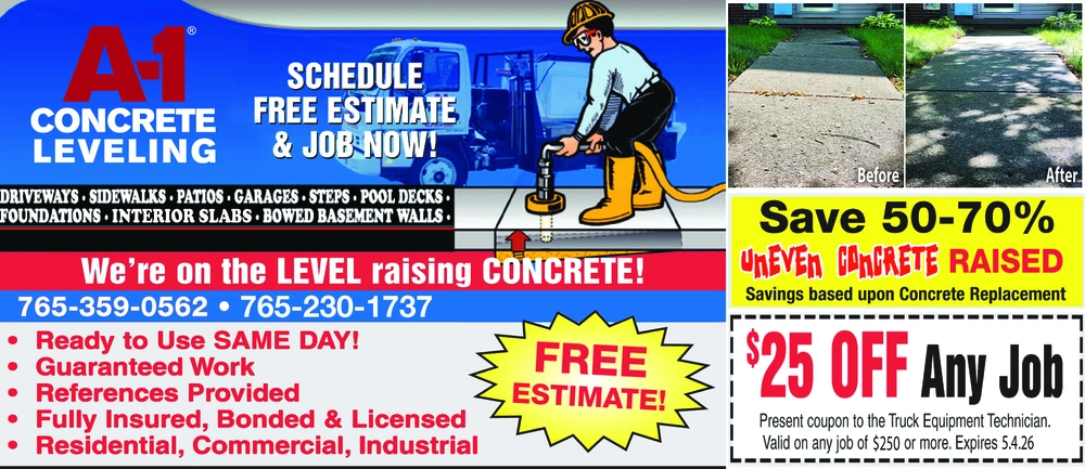 Professional Concrete Leveling Services in Indiana