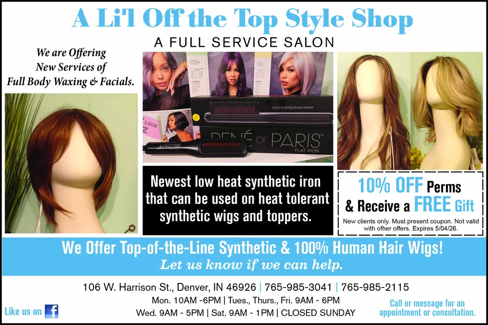 Full Service Salon & Wig Shop in  Indiana