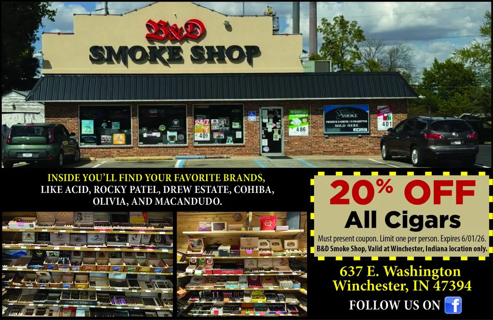 B&D Smoke Shop – Cigars & Accessories in Winchester, IN