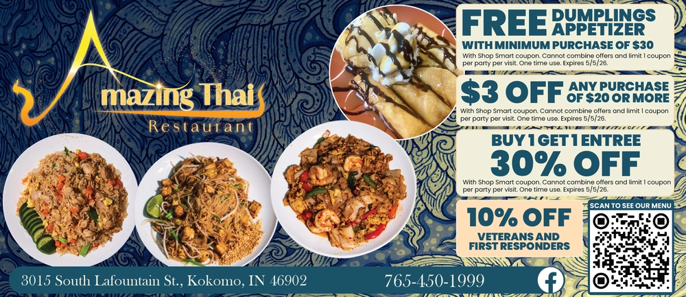 Amazing Thai Restaurant – Authentic Thai Food in Kokomo, IN