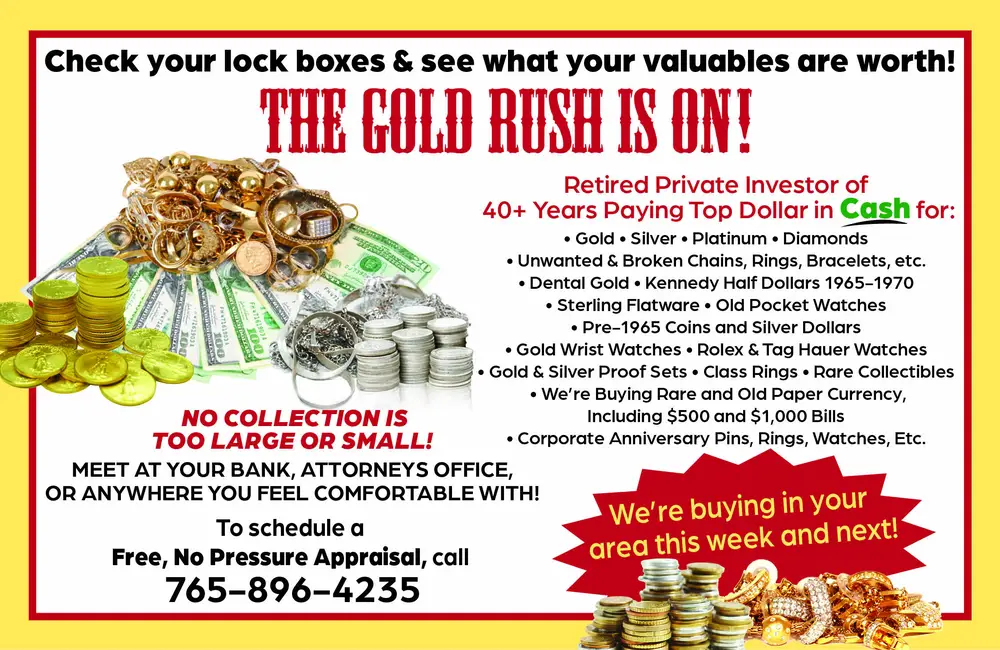 Indiana’s Trusted Buyer for Gold, Silver, Coins, and Collectibles