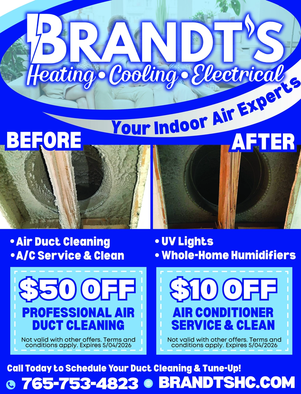 Heating, Cooling & Air Quality Experts in Indiana