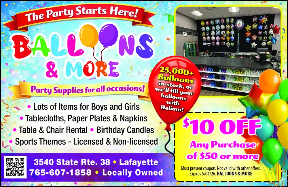 Party Supplies & Balloons in Lafayette, Indiana