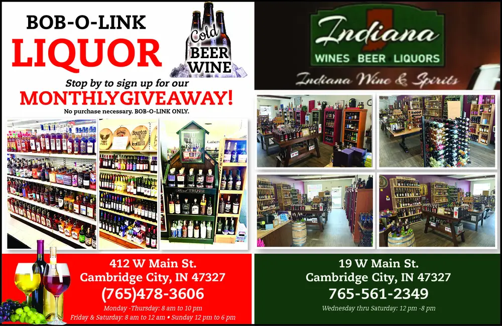 Welcome to BOB-O-LINK LIQUOR – Cambridge City, IN’s Premier Beverage Store