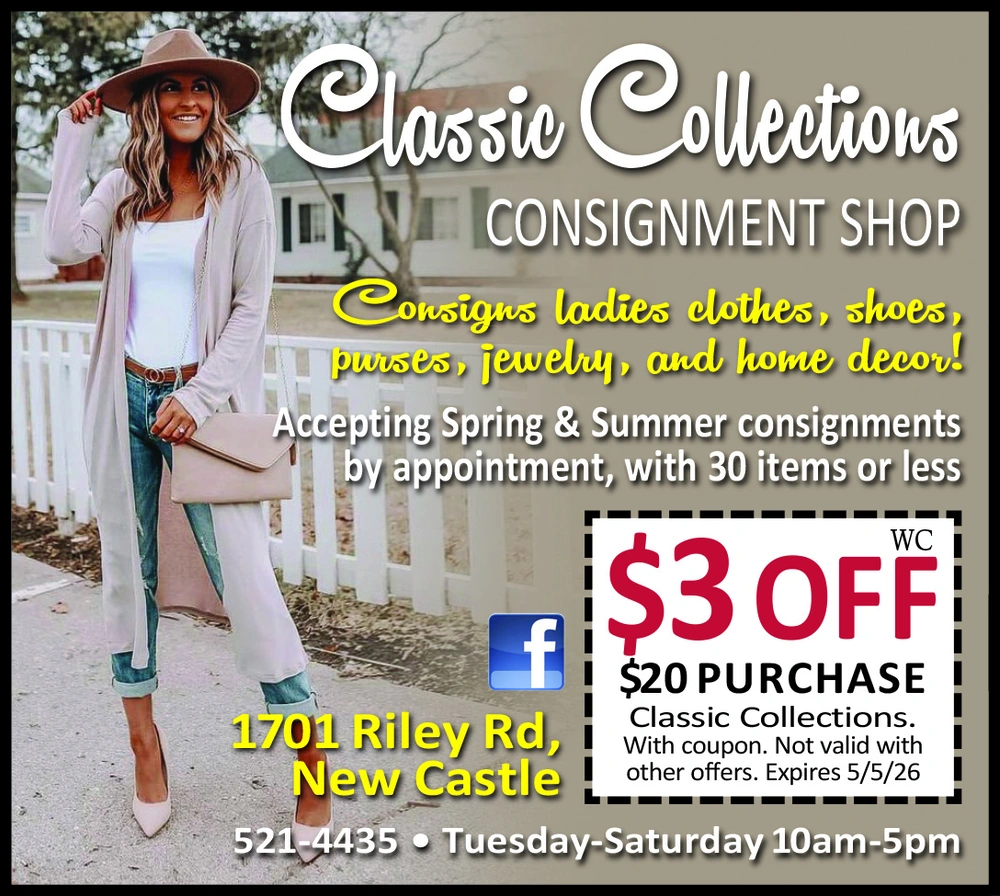 Classic Collections Consignment Shop – New Castle, Indiana