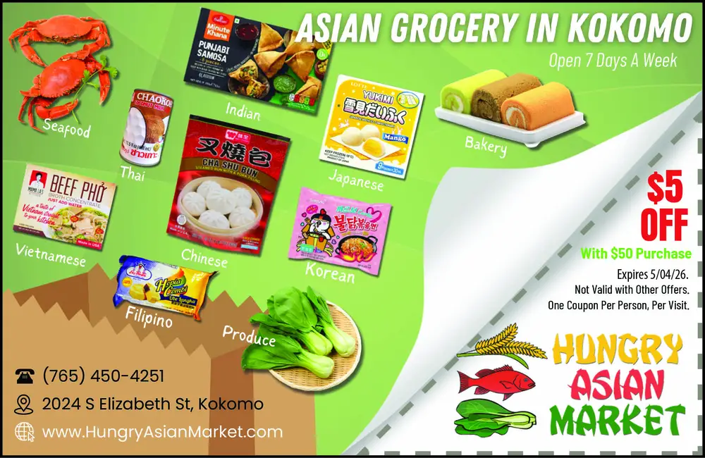 Asian Grocery Store in Kokomo, Indiana