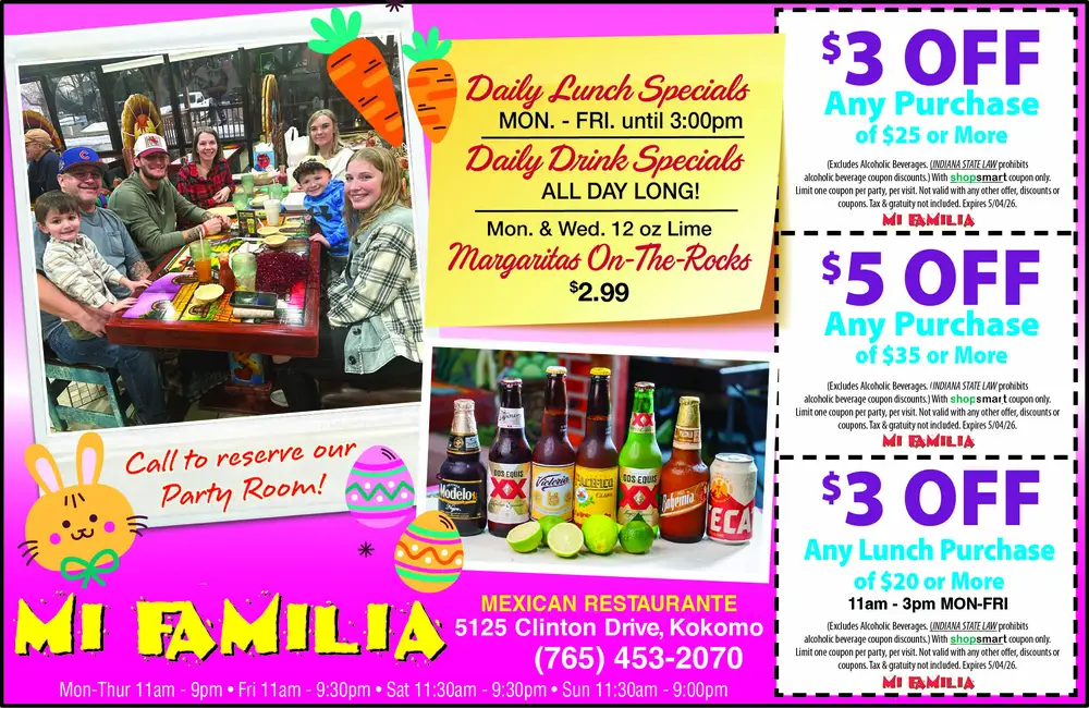 Authentic Mexican Restaurant in Kokomo, Indiana - Mi Familia