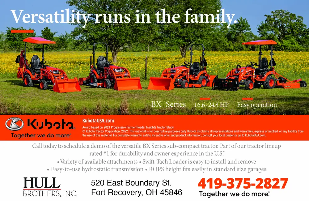 Kubota Tractor Dealer in Fort Recovery, OH