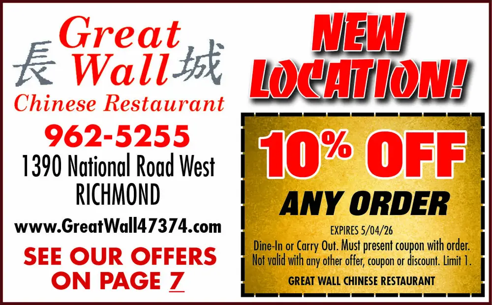 Best Chinese Restaurant in Richmond, Indiana – Great Wall Chinese Restaurant