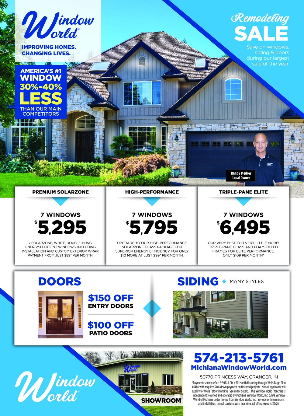 Window & Door Replacement Experts in Granger, Indiana