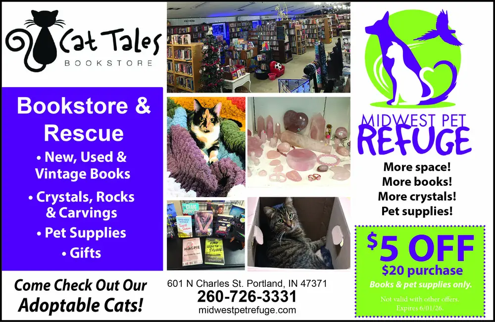 Cat Tales Bookstore – Bookstore & Pet Supplies in Portland, IN