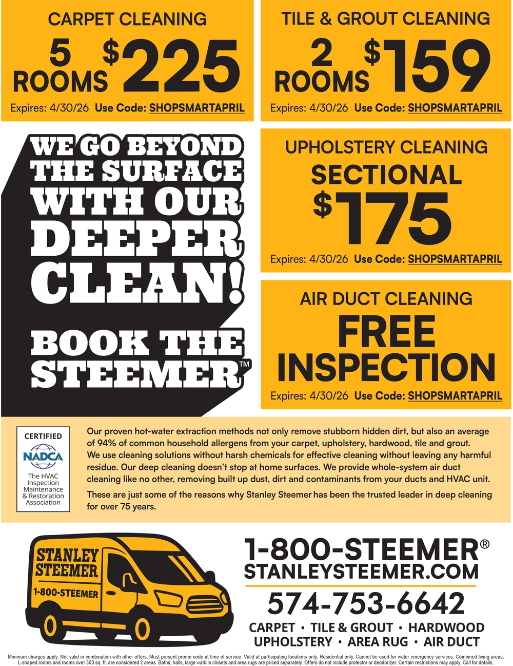 Deep Carpet & Floor Cleaning Services in Logansport, Indiana