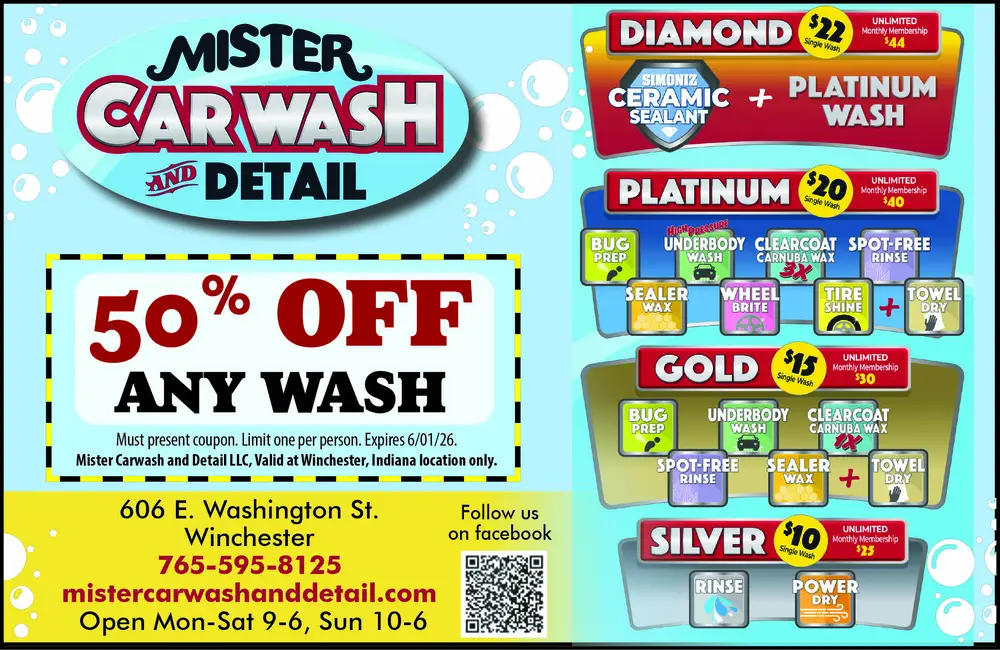 Top-Rated Car Wash and Auto Detailing in Winchester, Indiana
