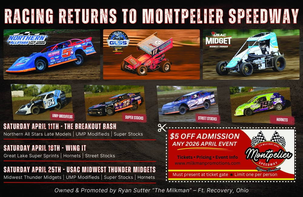 Racing Returns to Montpelier Speedway – Montpelier, Indiana
