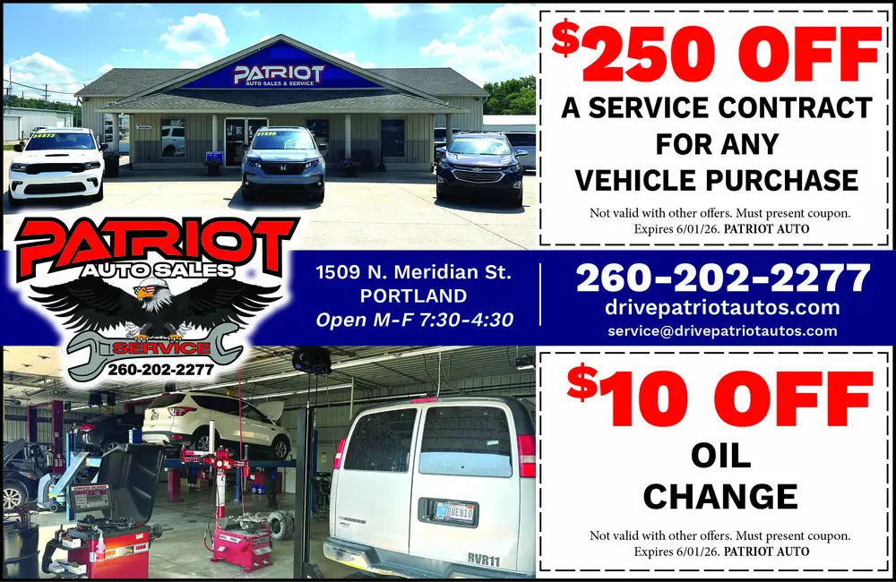 Patriot Auto Sales in Portland, Indiana – Cars, Service & Savings