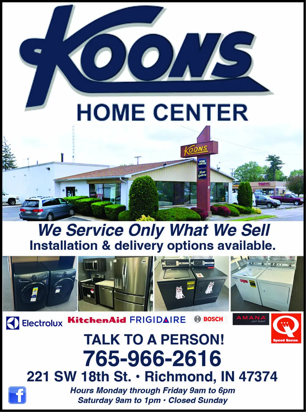 Shop Home Appliances & Service in Richmond, IN