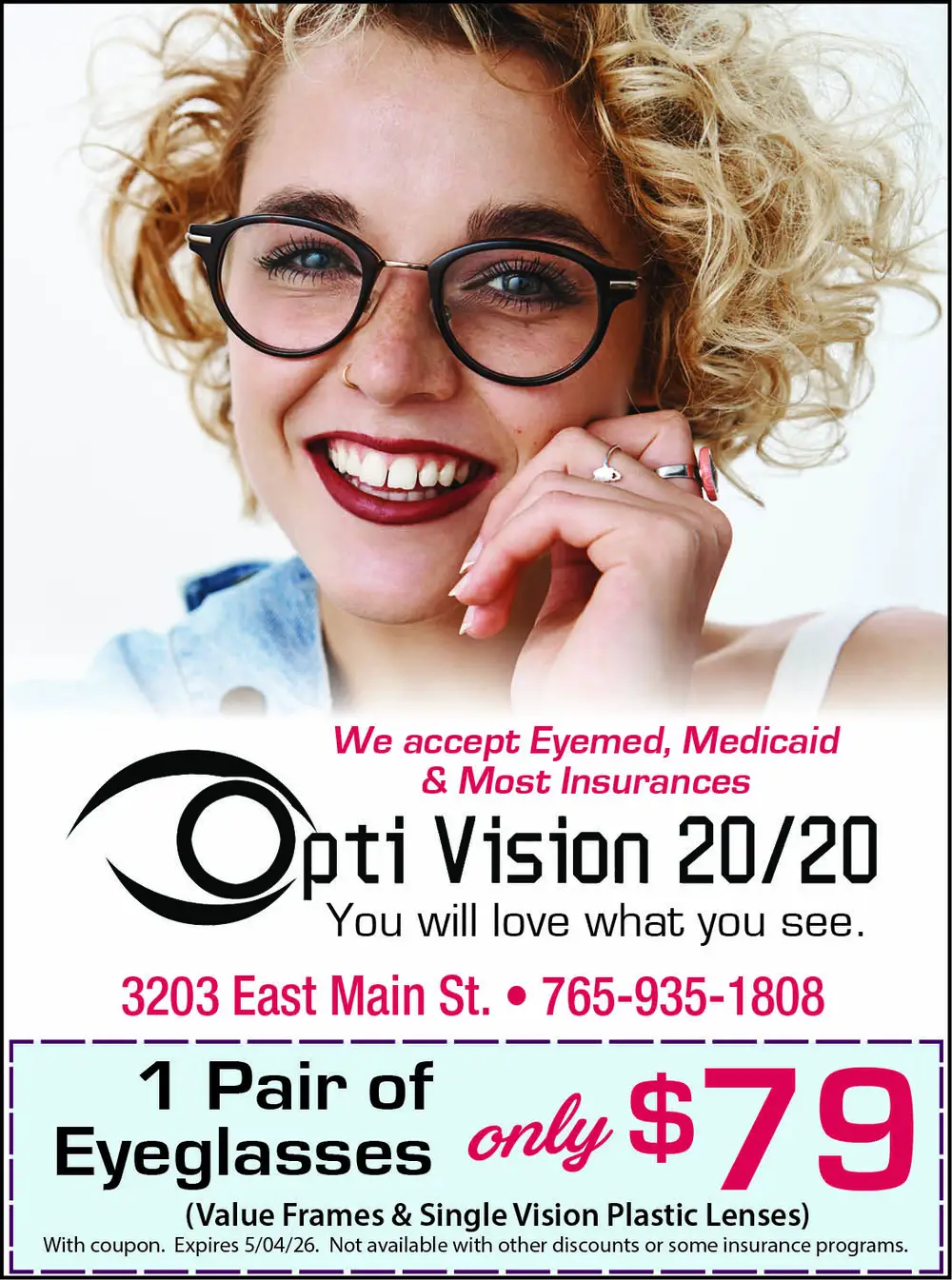 Top Eyeglasses Store in Indiana | Opti Vision 20/20
